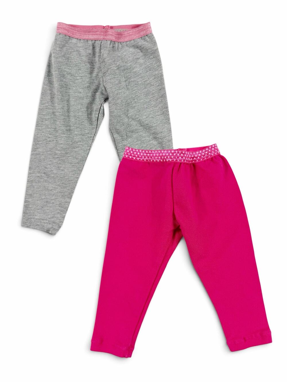 oh baby! Gray & Pink Leggings Bundle Size 3–6 Months